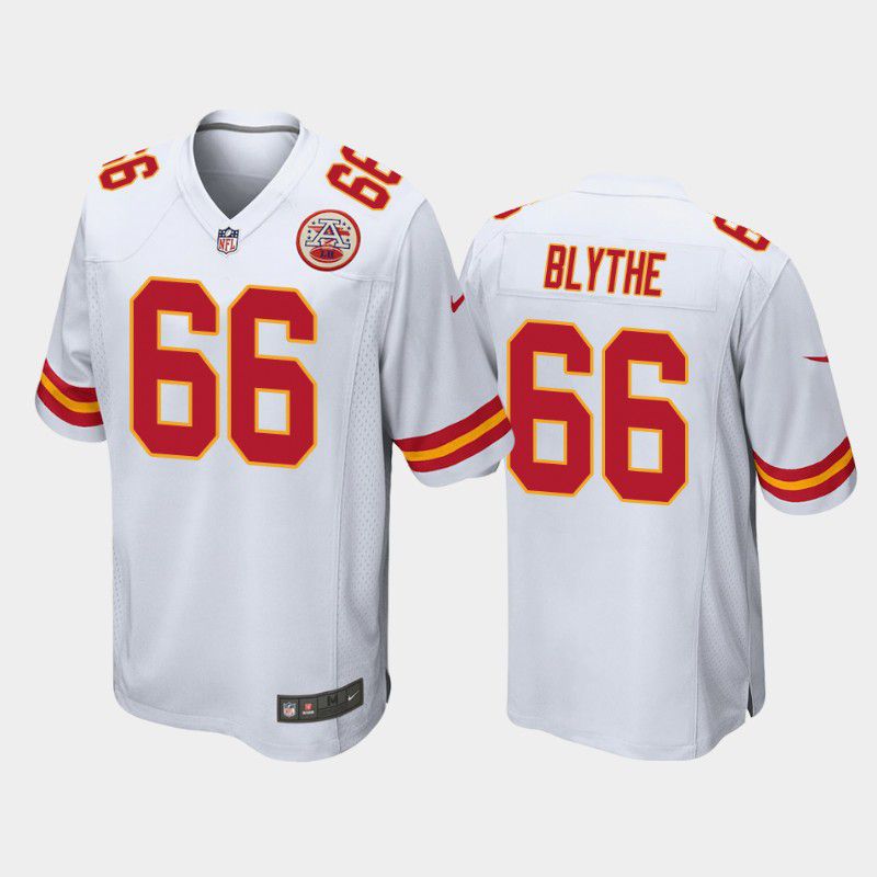 Men Kansas City Chiefs 66 Austin Blythe Nike White Game NFL Jersey